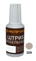 Штрих мебельный, флакон 20мл, ясень шимо светлый 209