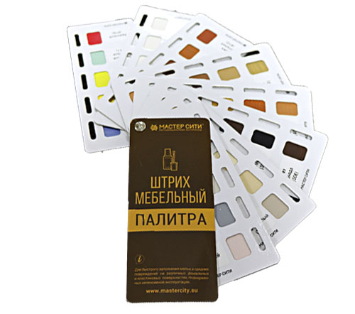 Веер-палитра, Штрих мебельный