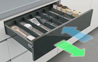 Unihopper комплект ящика Magic Box PUSH-OPEN 80*450, цвет графит