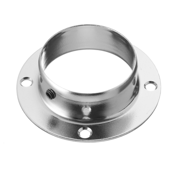Держатель для круглой трубы D50, штампованный, хром